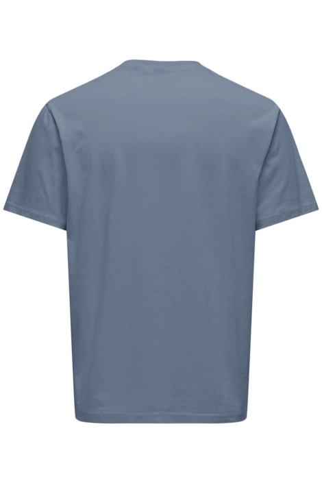 Only & Sons onslevi life reg text ss tee noos